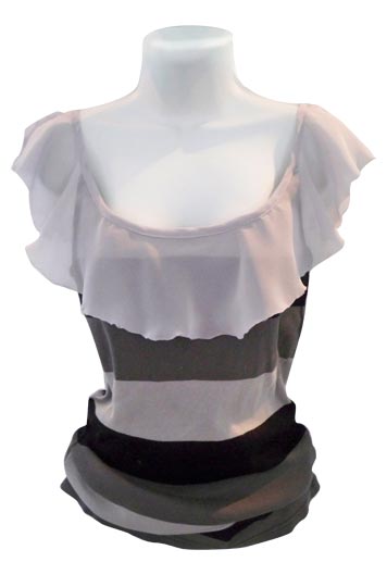 Shades of Gray Blouse